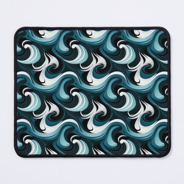 Item preview, Abstract waves - blue designed and sold by SaraBakx.