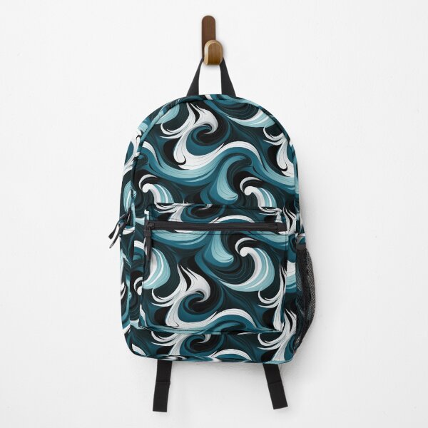 Item preview, Abstract waves - blue designed and sold by SaraBakx.