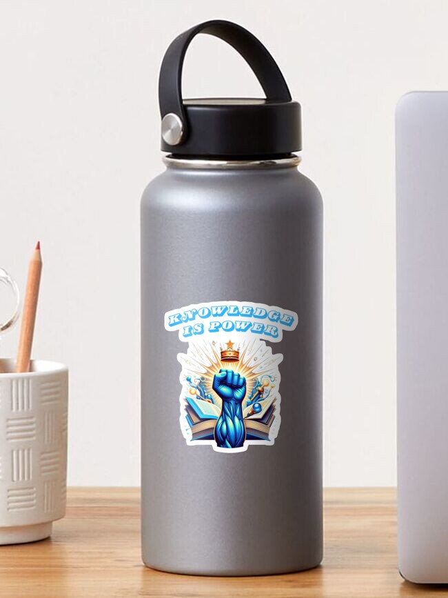 Thumbnail 1 of 3, Sticker, Empowerment Through Knowledge designed and sold by nncreator.