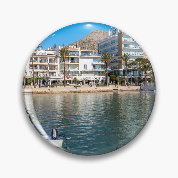 Item preview, Puerto Pollensa Mallorca Boats And The Harbour designed and sold by GG WALL ART.