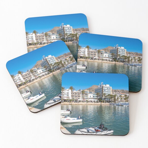 Item preview, Puerto Pollensa Mallorca Boats And The Harbour designed and sold by GG WALL ART.
