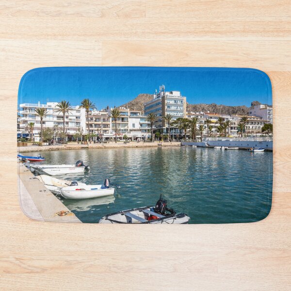 Item preview, Puerto Pollensa Mallorca Boats And The Harbour designed and sold by GG WALL ART.
