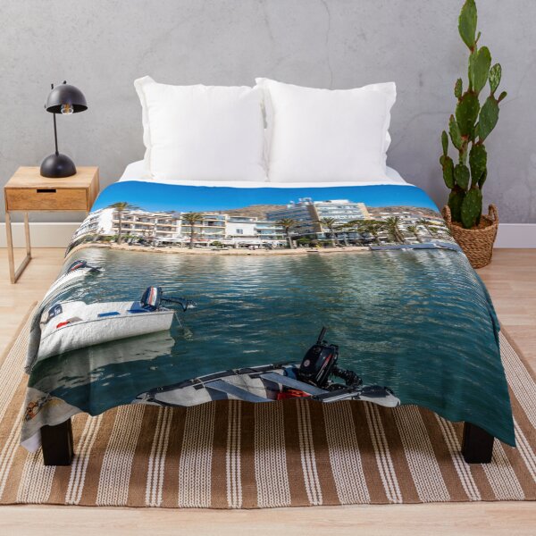 Item preview, Puerto Pollensa Mallorca Boats And The Harbour designed and sold by GG WALL ART.