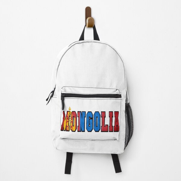 Item preview, Mongolia Country Flag Typography designed and sold by TravelWish.