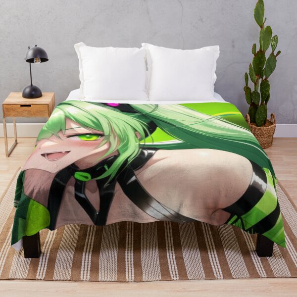 Item preview, Cute green anime 2 designed and sold by AdultAnime.