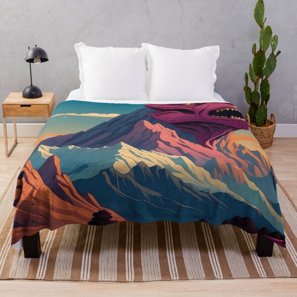 Item preview, Mystic Dragon's Twilight Over Crimson Peaks designed and sold by ArtComixHaven.