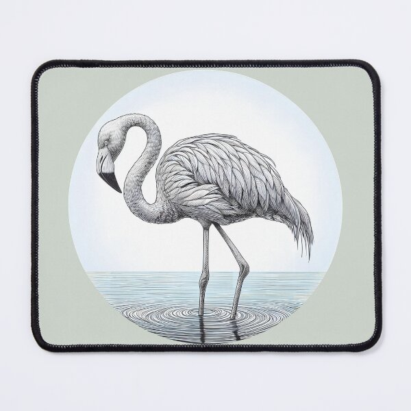 Item preview, snowflake flamingo designed and sold by gkhanco.