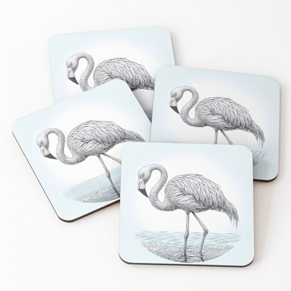 Item preview, snowflake flamingo designed and sold by gkhanco.
