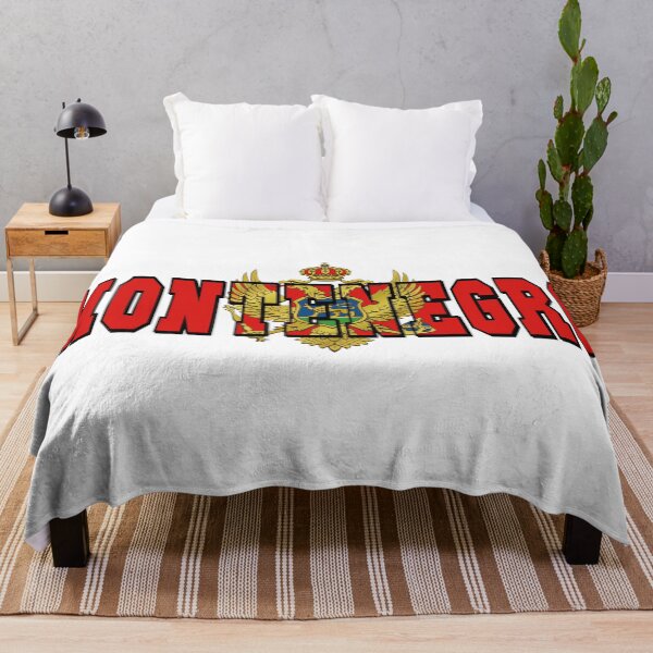 Item preview, Montenegro Country Flag Typography designed and sold by TravelWish.