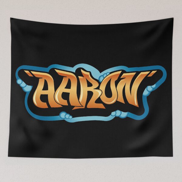Item preview, Aaron name graffiti style designed and sold by 0ut0fSpace.