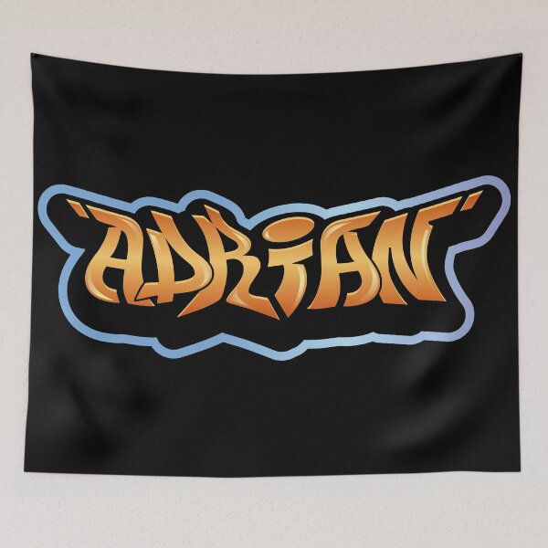 Item preview, Adrian name graffiti style designed and sold by 0ut0fSpace.
