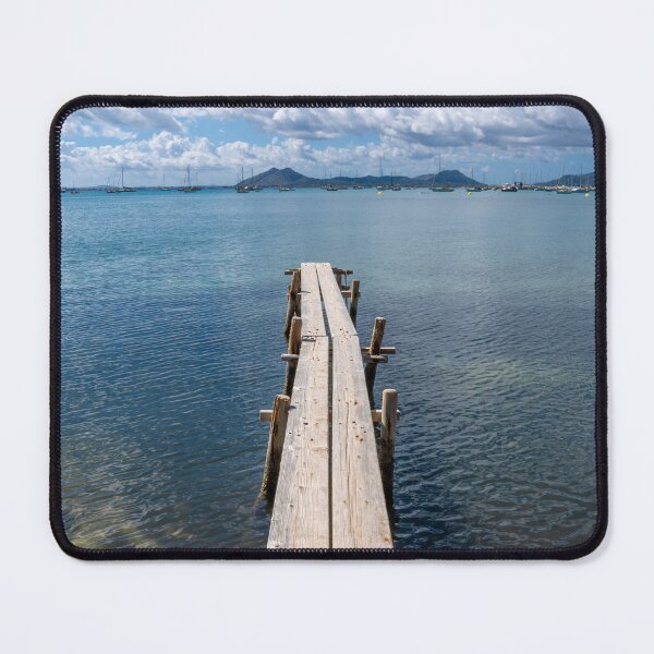 Item preview, Pine Walk Jetty Puerto Pollensa mallorca designed and sold by GG WALL ART.