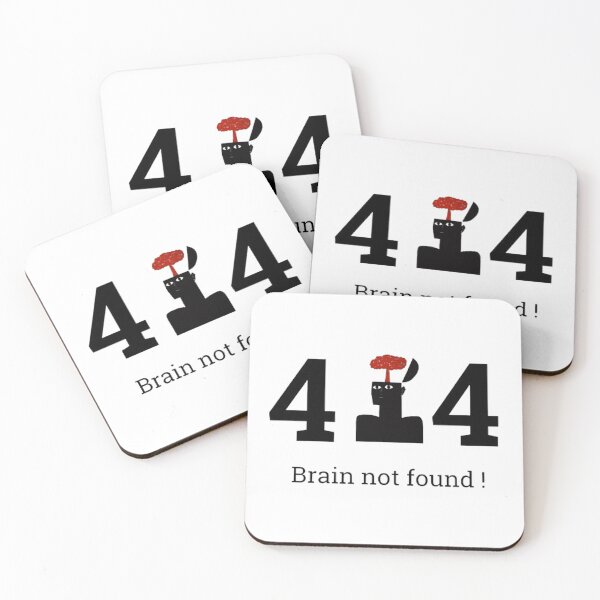 Item preview, 404 Brain Not Found designed and sold by Canan Topantas.