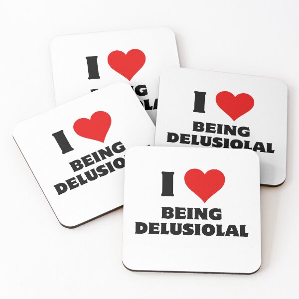Item preview, I love being delusional designed and sold by aron_QuoTee.