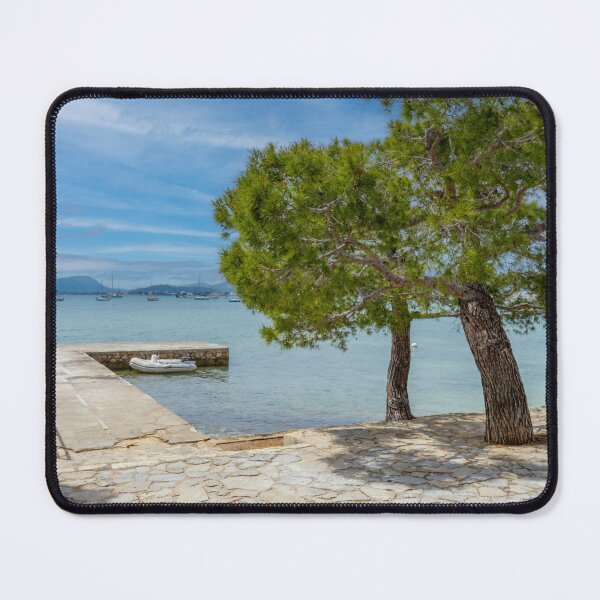 Item preview, Pine Walk Jetty Puerto Pollensa Mallorca designed and sold by GG WALL ART.