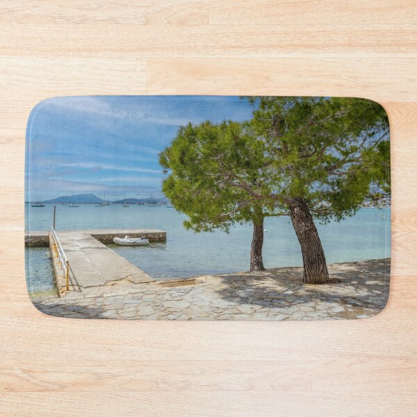 Item preview, Pine Walk Jetty Puerto Pollensa Mallorca designed and sold by GG WALL ART.