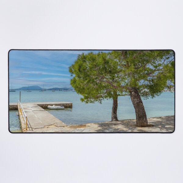 Item preview, Pine Walk Jetty Puerto Pollensa Mallorca designed and sold by GG WALL ART.