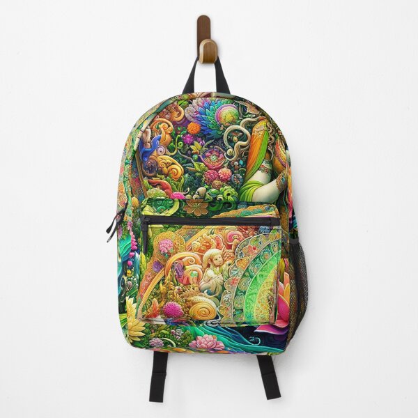 Item preview, Green Tara Spring Psychedelic Floral Fractal Mandala 2 designed and sold by GuyBlank.