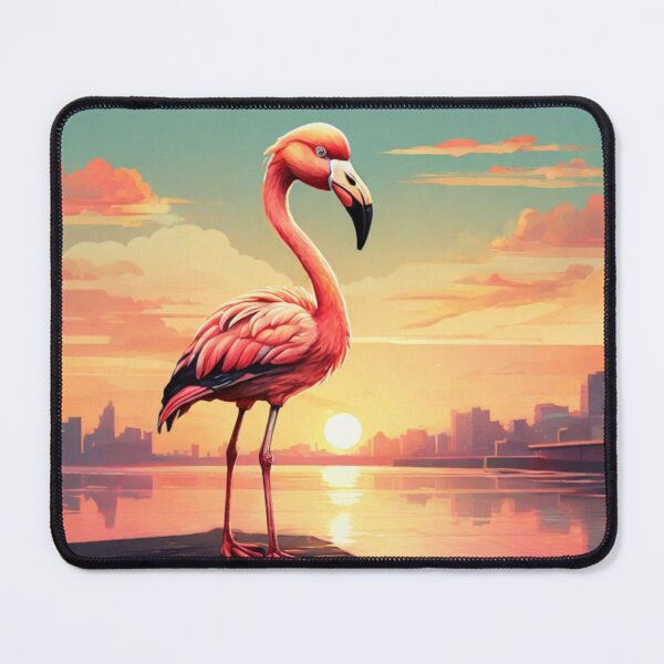 Item preview, Vintage Sunset Flamingo designed and sold by NeatThingLover.