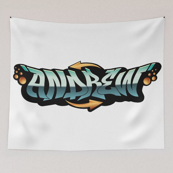 Item preview, Andrew name graffiti style designed and sold by 0ut0fSpace.
