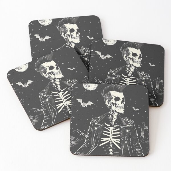 Item preview, Spooky Skeleton with Sick Style designed and sold by Retro Type.