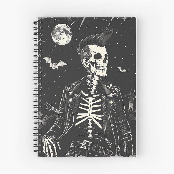 Item preview, Spooky Skeleton with Sick Style designed and sold by Retro Type.