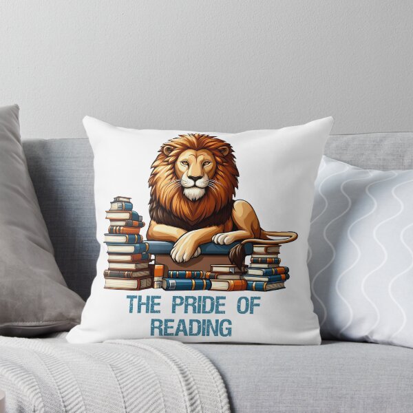 Artikelvorschau, Majestic Lion on stack of books entworfen und verkauft von Irbisinthebox.