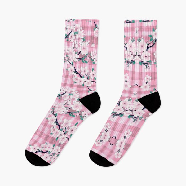 Item preview, GEOMETRIC BOTANICAL  FLORAL Pink Pattern designed and sold by LLdreams.