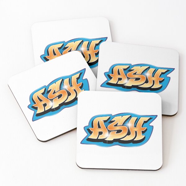Item preview, Ash name graffiti style designed and sold by 0ut0fSpace.