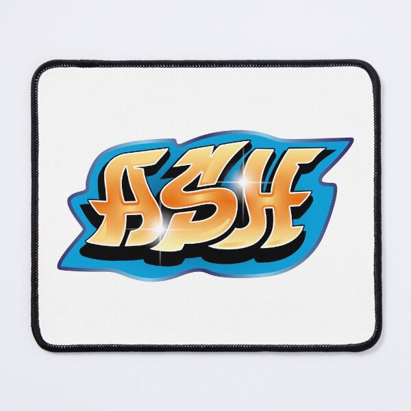 Item preview, Ash name graffiti style designed and sold by 0ut0fSpace.