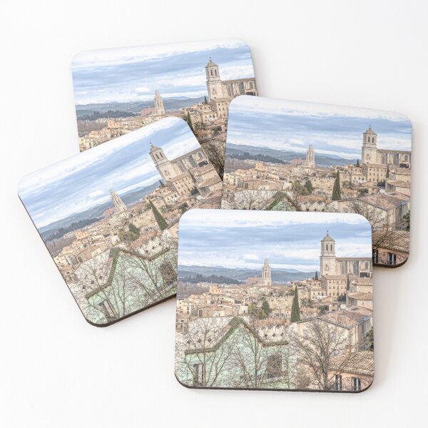 Item preview, Girona's Medieval Cathedral and Old Town Landscape, Catalonia, Spain designed and sold by Marc Garrido Clotet.