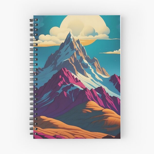Item preview, Mystical Twilight Over Vivid Mountainous Terrain designed and sold by ArtComixHaven.