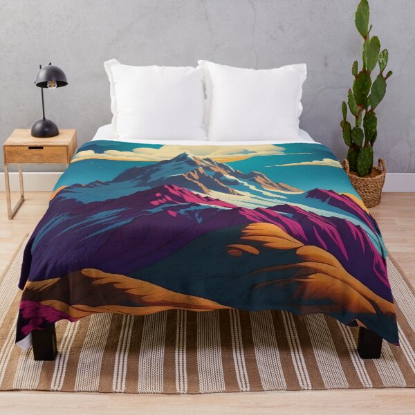 Item preview, Mystical Twilight Over Vivid Mountainous Terrain designed and sold by ArtComixHaven.
