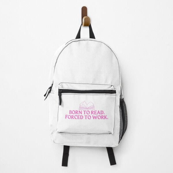 Item preview, born to read. forced to work. designed and sold by madebysam :).