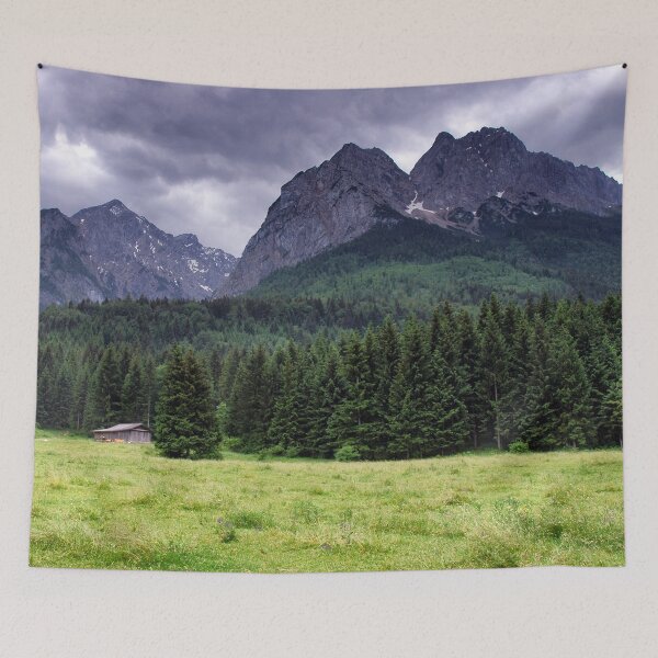 Item preview, Alpine Scene in Grainau designed and sold by Kasia Design.