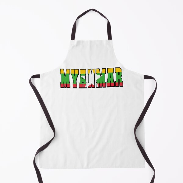 Item preview, Myanmar Country Flag Typography designed and sold by TravelWish.