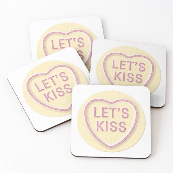 Item preview, NDVH Love Heart LET'S KISS designed and sold by Nik’s T-Shirts.