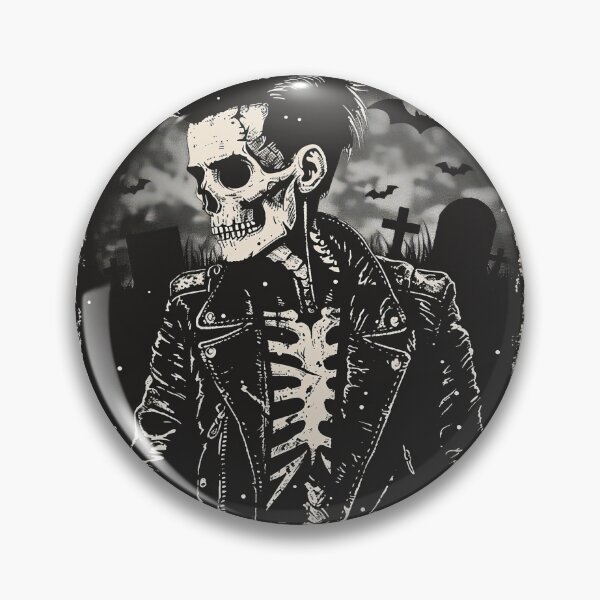 Item preview, Bad to the Bonehead Biker designed and sold by Retro Type.
