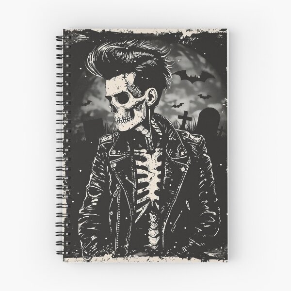 Item preview, Bad to the Bonehead Biker designed and sold by Retro Type.