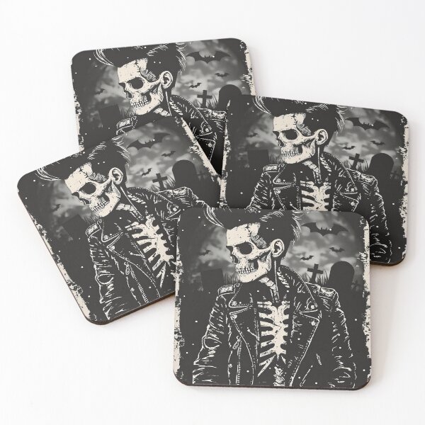 Item preview, Bad to the Bonehead Biker designed and sold by Retro Type.