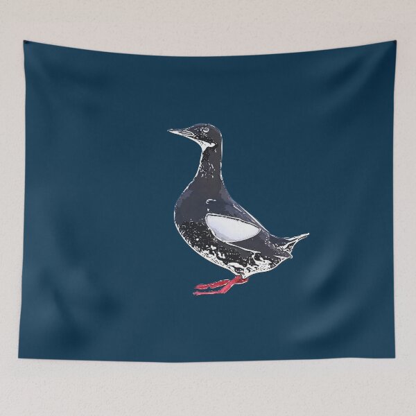 Item preview, Black Guillemot White Alternate Design  designed and sold by designsasstultd.