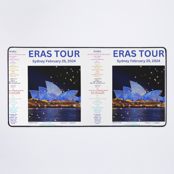 Item preview, Eras Tour Setlist - Sydney Night 3 designed and sold by LisaMichelleArt.
