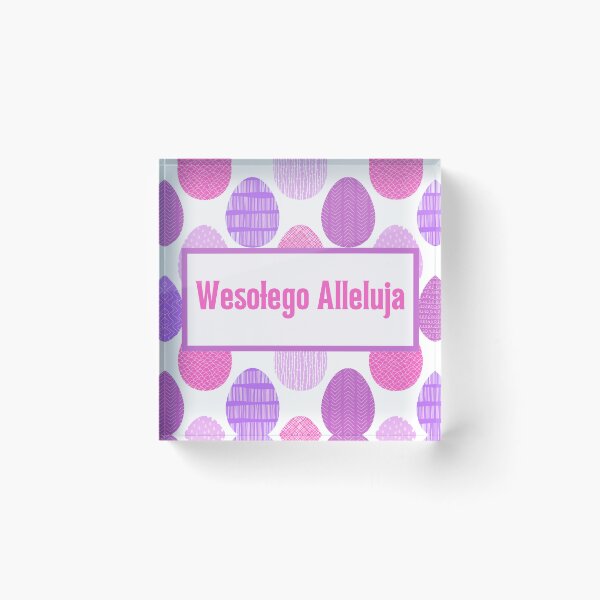 Item preview, Wesołego Alleluja, happy Easter in Polish, Polish Easter  designed and sold by Pommallina.