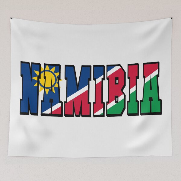 Item preview, Namibia Country Flag Typography designed and sold by TravelWish.