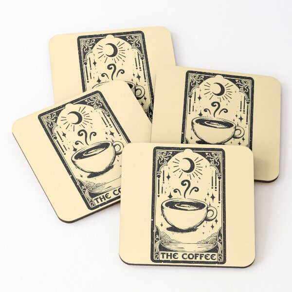 Item preview, The Coffee Tarot Card For Tarot Coffee Lover Gift designed and sold by fooderiffic.