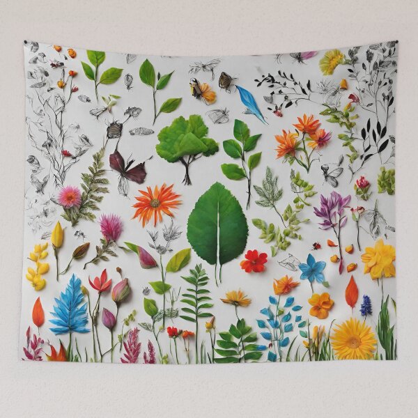 Item preview, Colorful botanical design designed and sold by MyCraftForYOU.
