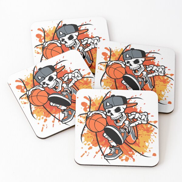Item preview, Funny Player Skeleton Basketball Halloween designed and sold by ArtisanKD.