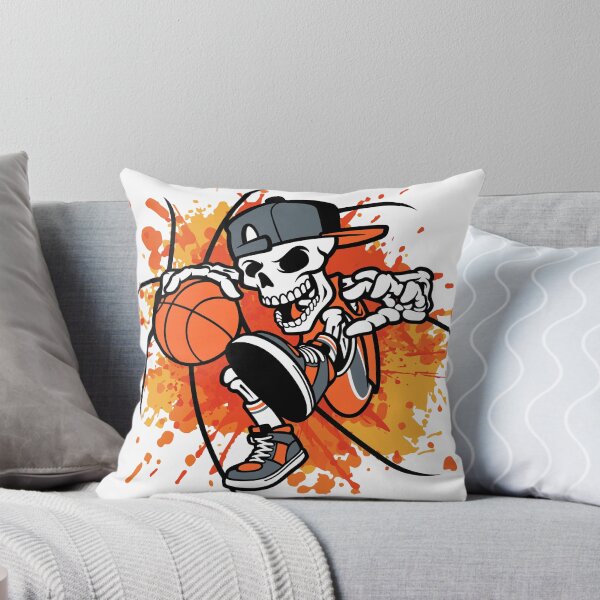 Item preview, Funny Player Skeleton Basketball Halloween designed and sold by ArtisanKD.