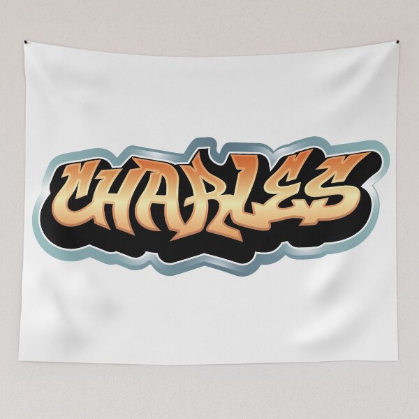 Item preview, Charles name graffiti style designed and sold by 0ut0fSpace.