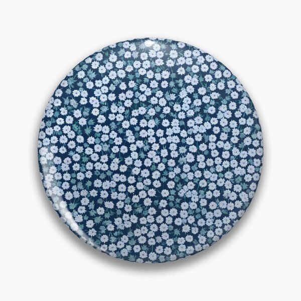 Item preview, Blue and white small flowers pattern designed and sold by Pixevol.
